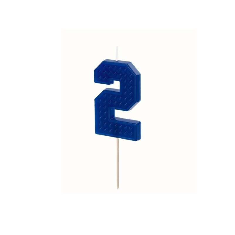 Torto žvakutė ''2'' mėlyna