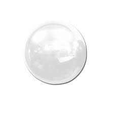 Veidrodinis folinis balionas - baltas (25cm) Veidrodinis folinis balionas - baltas (25cm)