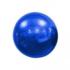 Veidrodinis folinis balionas - mėlynas (25cm)