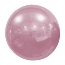 Veidrodinis folinis balionas - šviesiai rožinis (40cm)