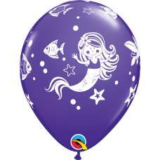 Violetinis balionas ''Undinėlė'' (28cm)
