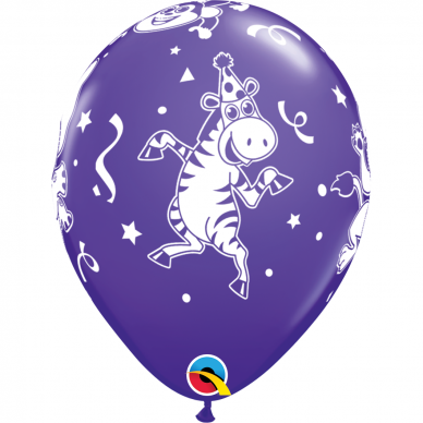 Violetinis balionas ''Vakarėlio gyvūnai'' (28cm) 1