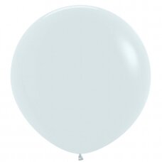 ''White'' spalvos balionas (90cm)