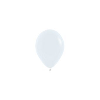 ''White'' spalvos balionas (12cm) - 50vnt