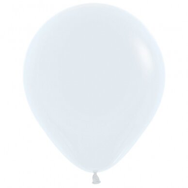 ''White'' spalvos balionas (45cm)