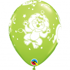 Žalias balionas ''Vakarėlio gyvūnai'' (28cm)