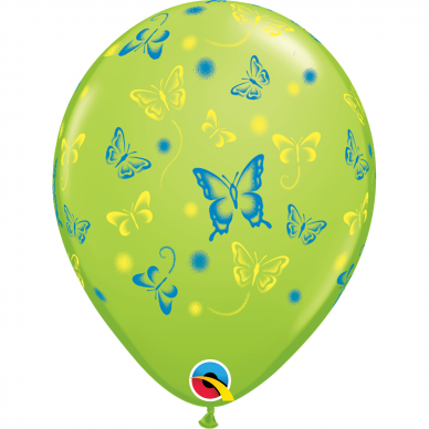 Žalias balionas ''Drugeliai'' (28cm)