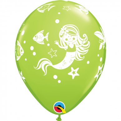 Žalias balionas ''Undinėlė'' (28cm)
