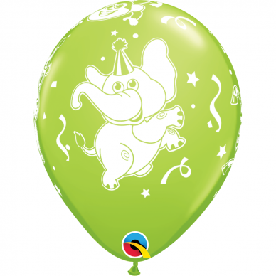 Žalias balionas ''Vakarėlio gyvūnai'' (28cm) 2