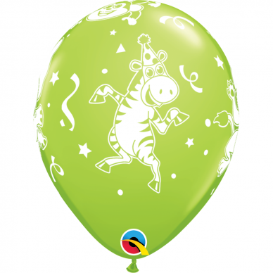 Žalias balionas ''Vakarėlio gyvūnai'' (28cm) 3